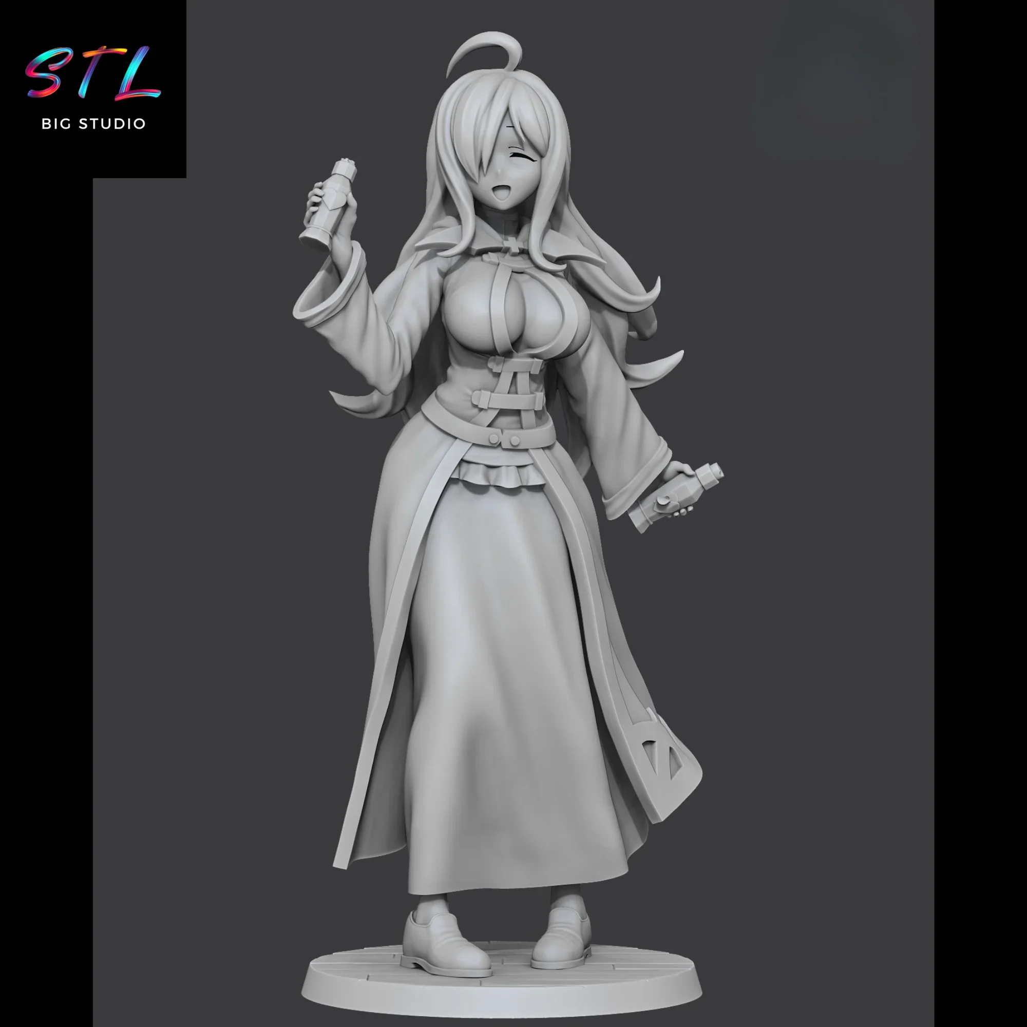 figura wiz stl impresion 3d konosuba figura wiz stl impresion 3d konosuba