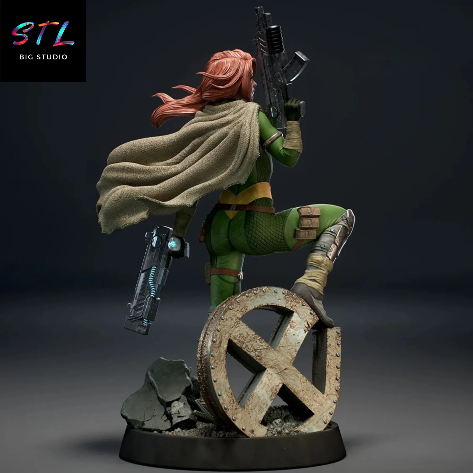 figura x-men stl hope summers impresion 3d marvel figura x-men stl hope summers impresion 3d marvel