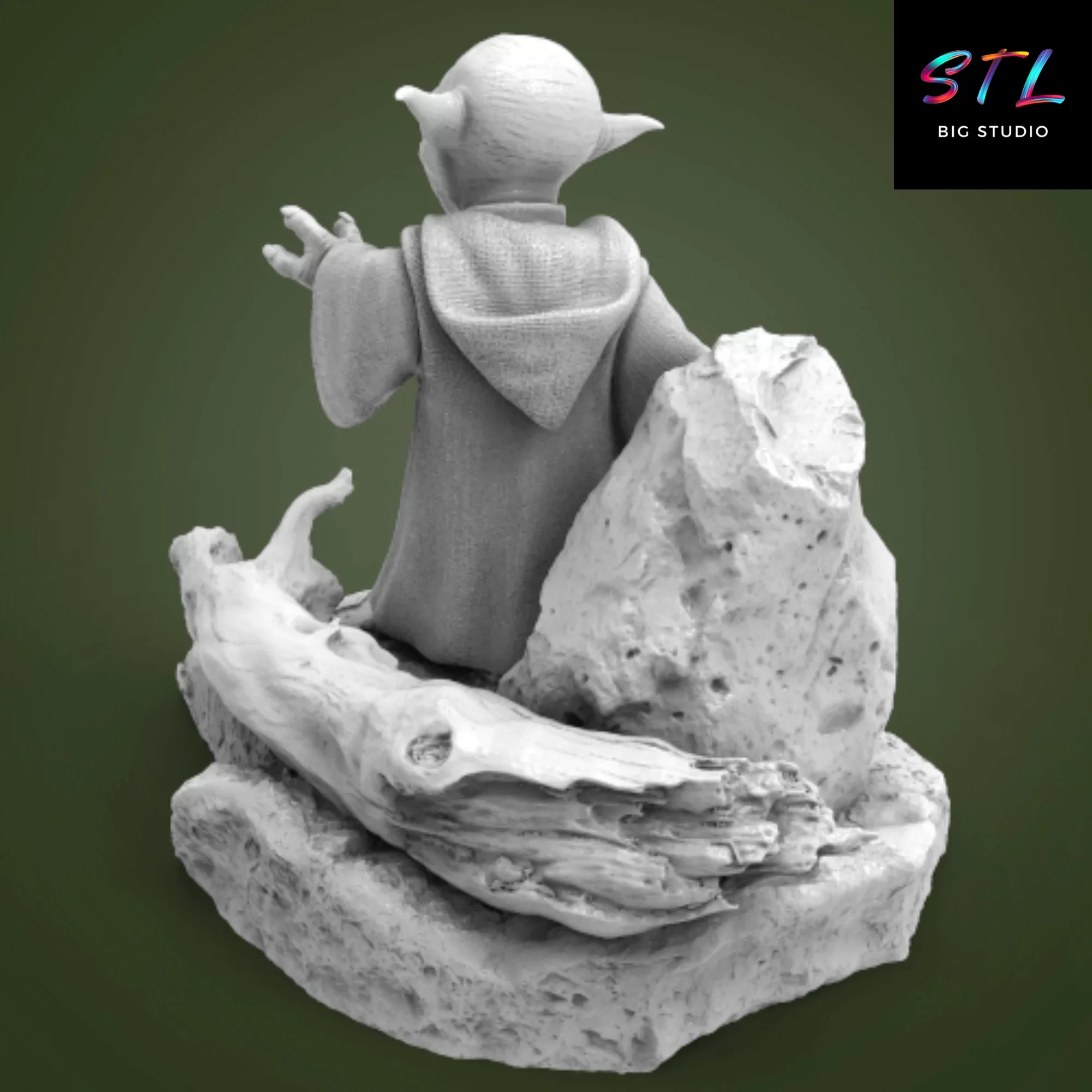 figura yoda star wars stl impresion 3d figura yoda star wars stl impresion 3d