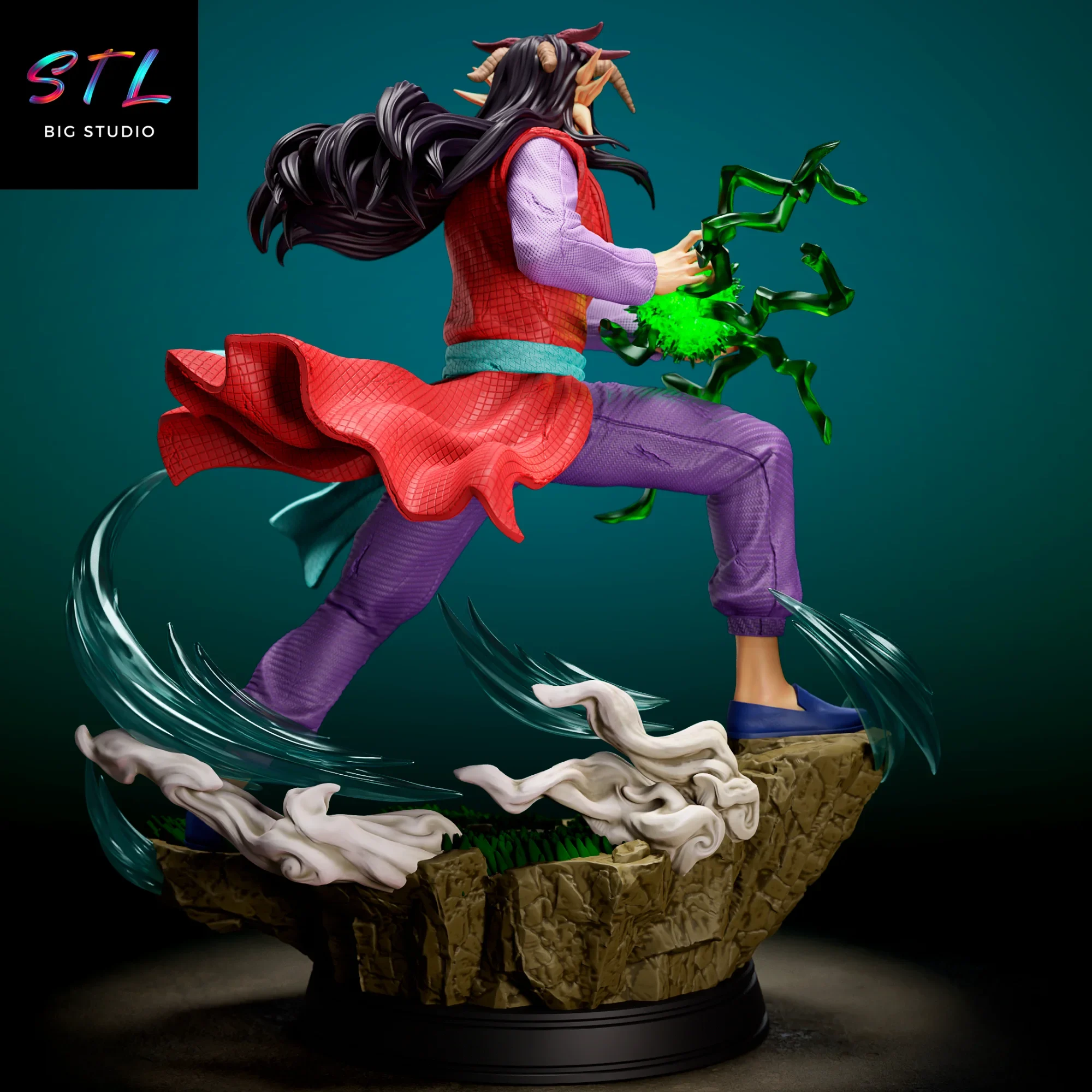 figura yomi stl yu yu hakusho diorama impresion 3d figura yomi stl yu yu hakusho diorama impresion 3d