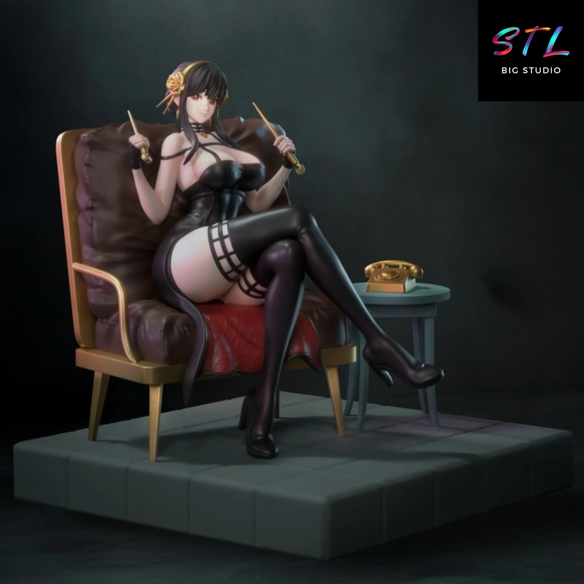 figura yor forger stl spy x family para impresion 3d figura yor forger stl spy x family para impresion 3d