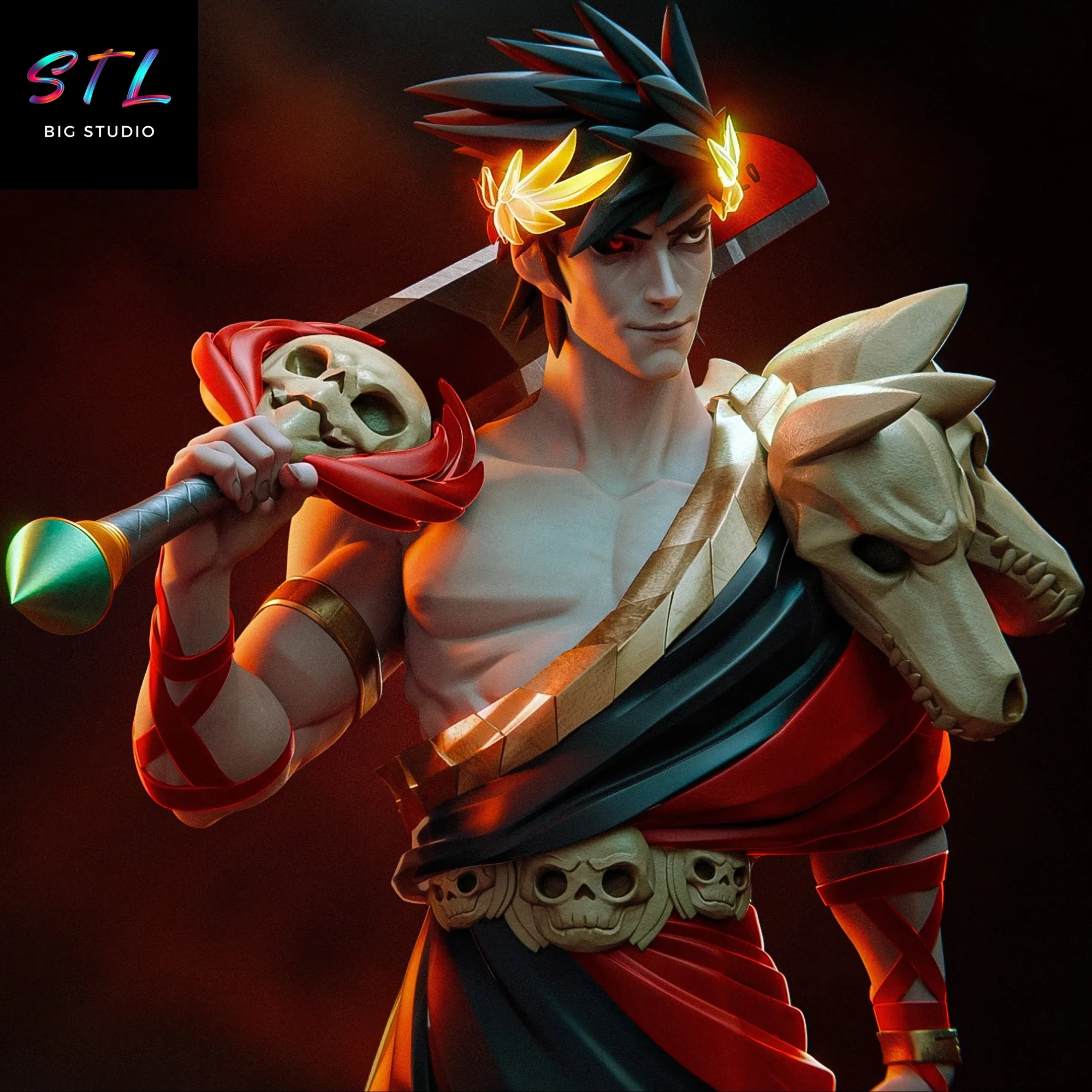 figura zagreus stl hades impresion 3d figura zagreus stl hades impresion 3d