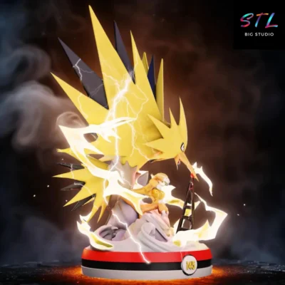 figura zapdos stl pokemon para imprimir en 3d