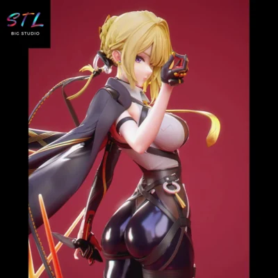 figura zenless zone zero stl evelyn chevalier impresion 3d