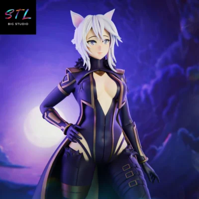 figura zeta stl the eminence in shadow para impresion 3d