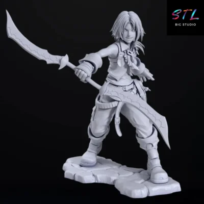 figura zidane tribal stl impresion 3d final fantasy