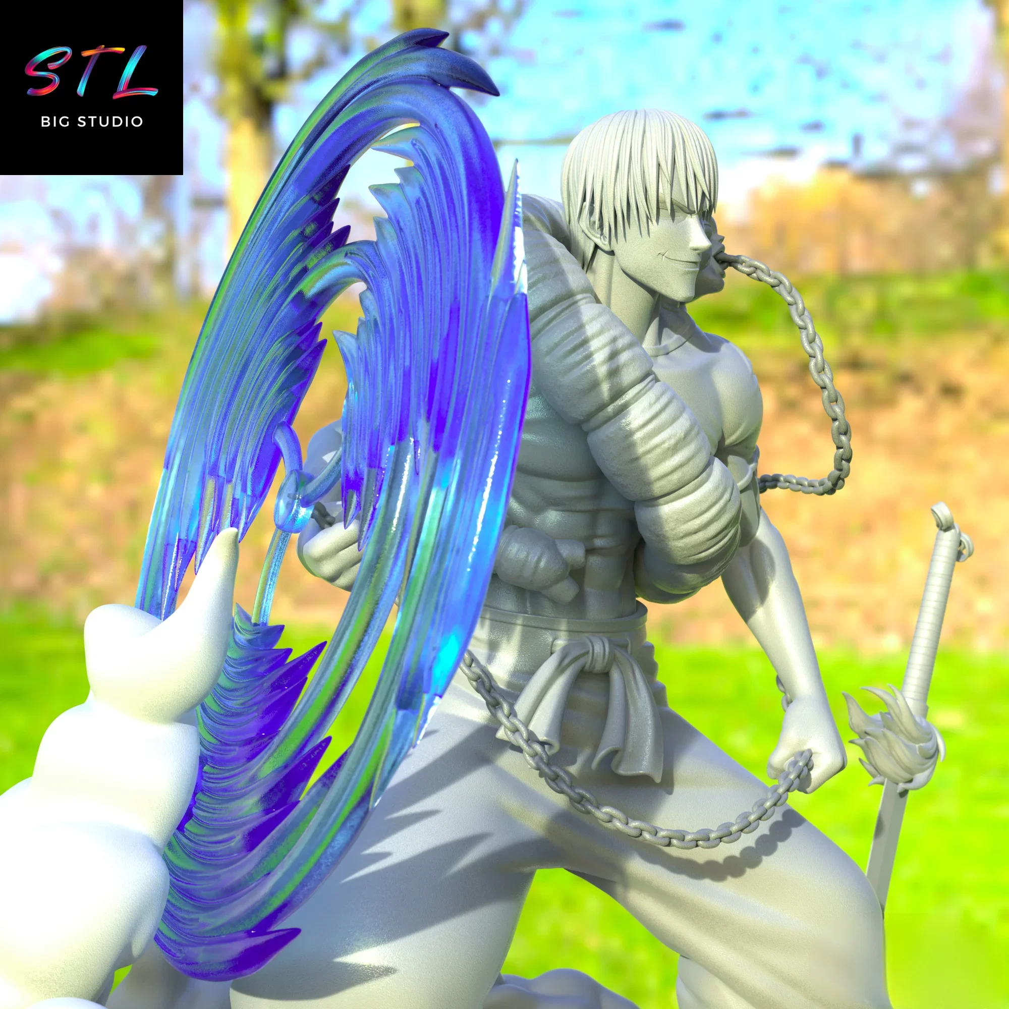 figuras anime 3d stl toji fushiguro jujutsu kaisen figuras anime 3d stl toji fushiguro jujutsu kaisen