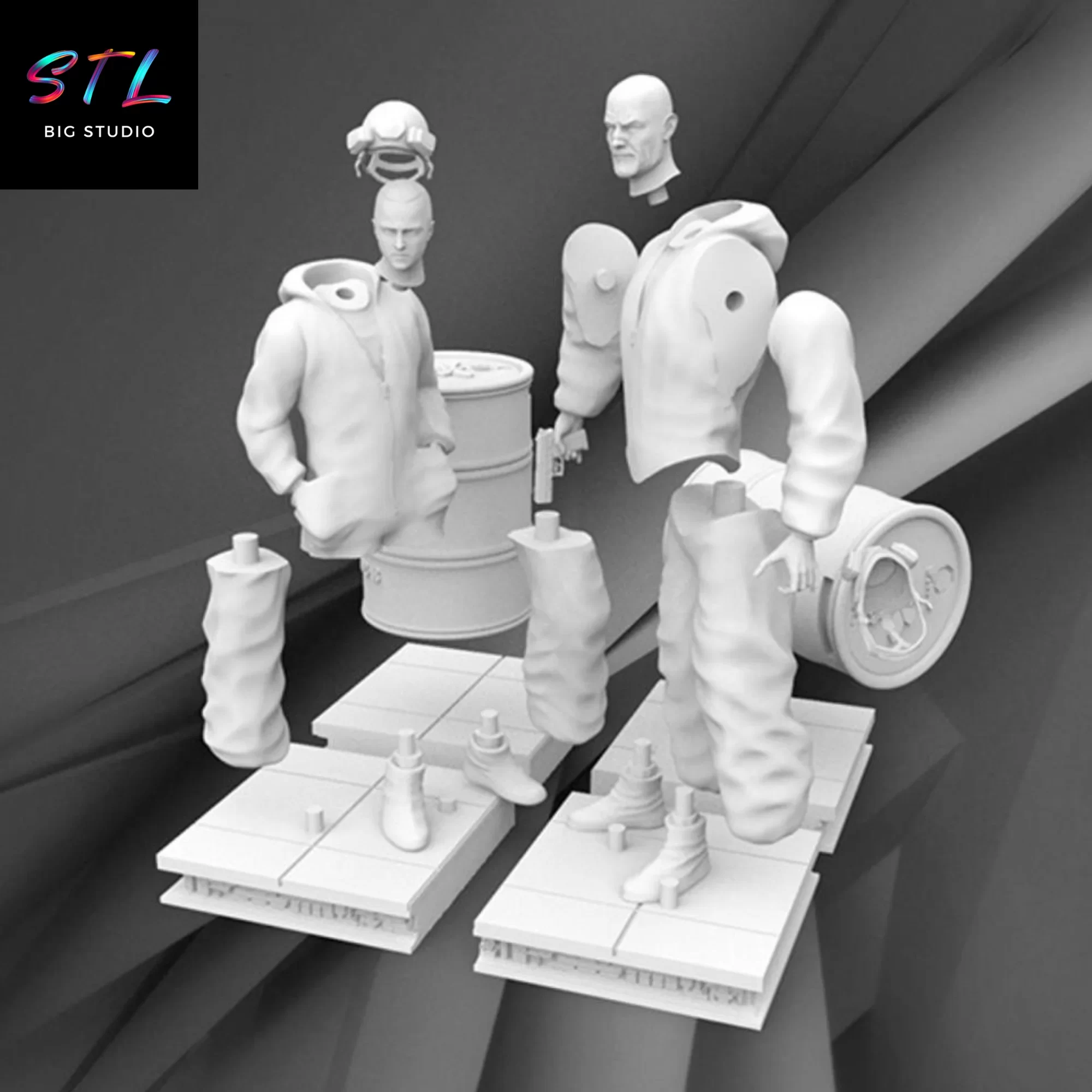 figuras breaking bad impresion 3d figuras breaking bad impresion 3d