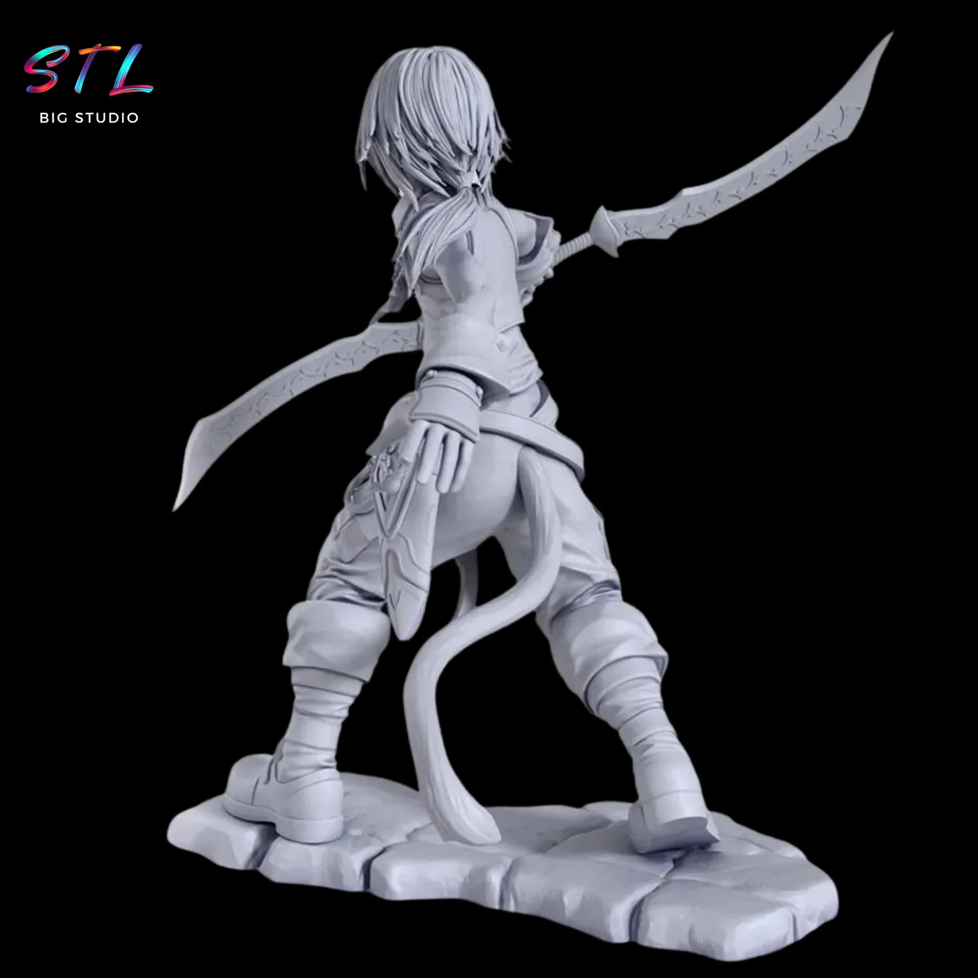 final fantasy IX STL zidane tribal impresion 3d final fantasy IX STL zidane tribal impresion 3d