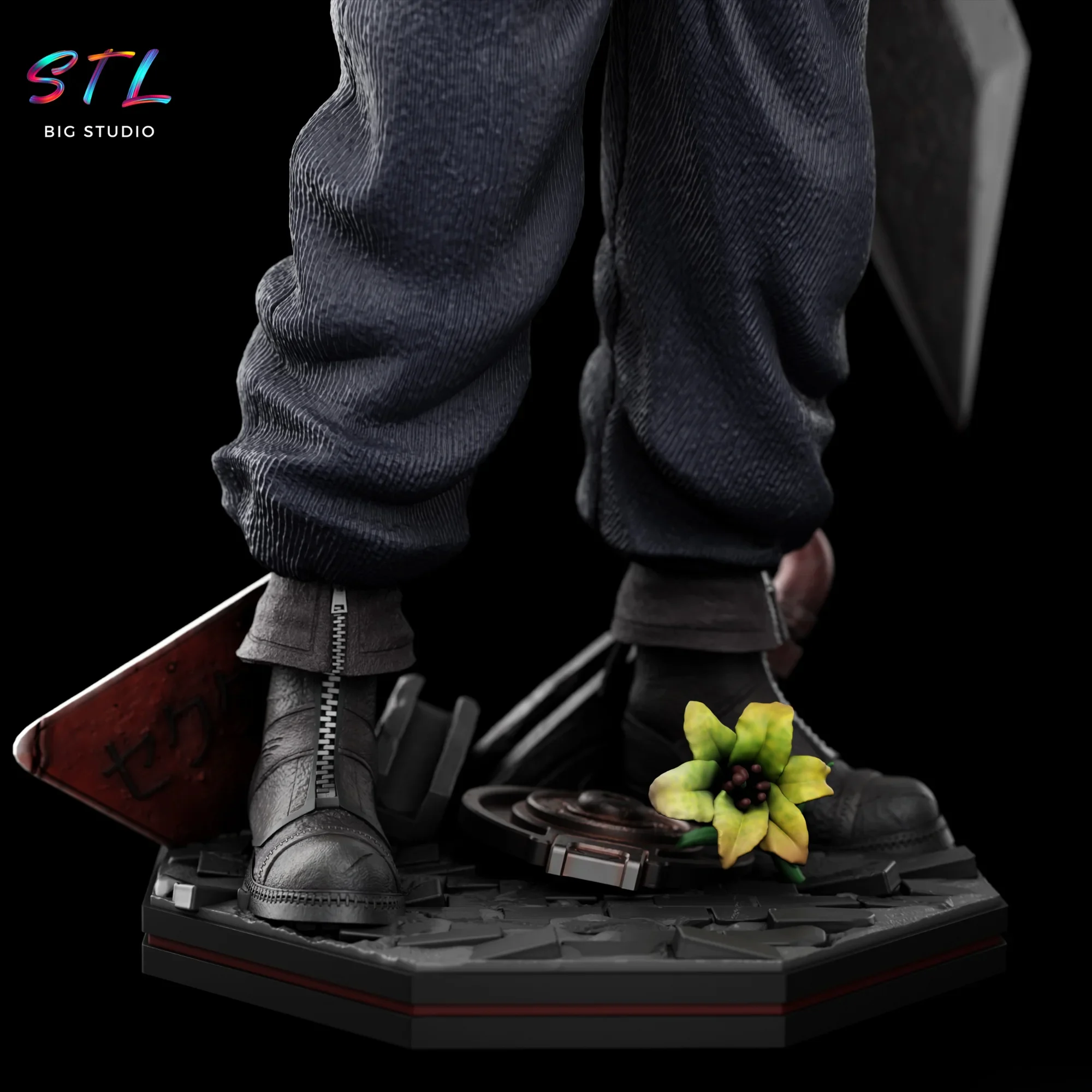 final fantasy VII stl cloud strife para impresion 3d final fantasy VII stl cloud strife para impresion 3d