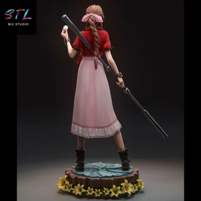 final fantasy stl aerith figura impresion 3d