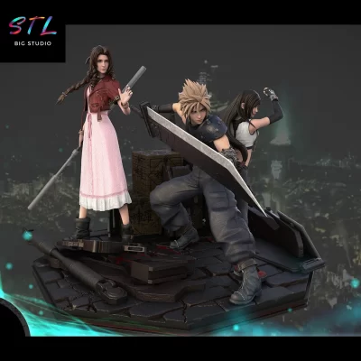 final fantasy stl diorama impresion 3d