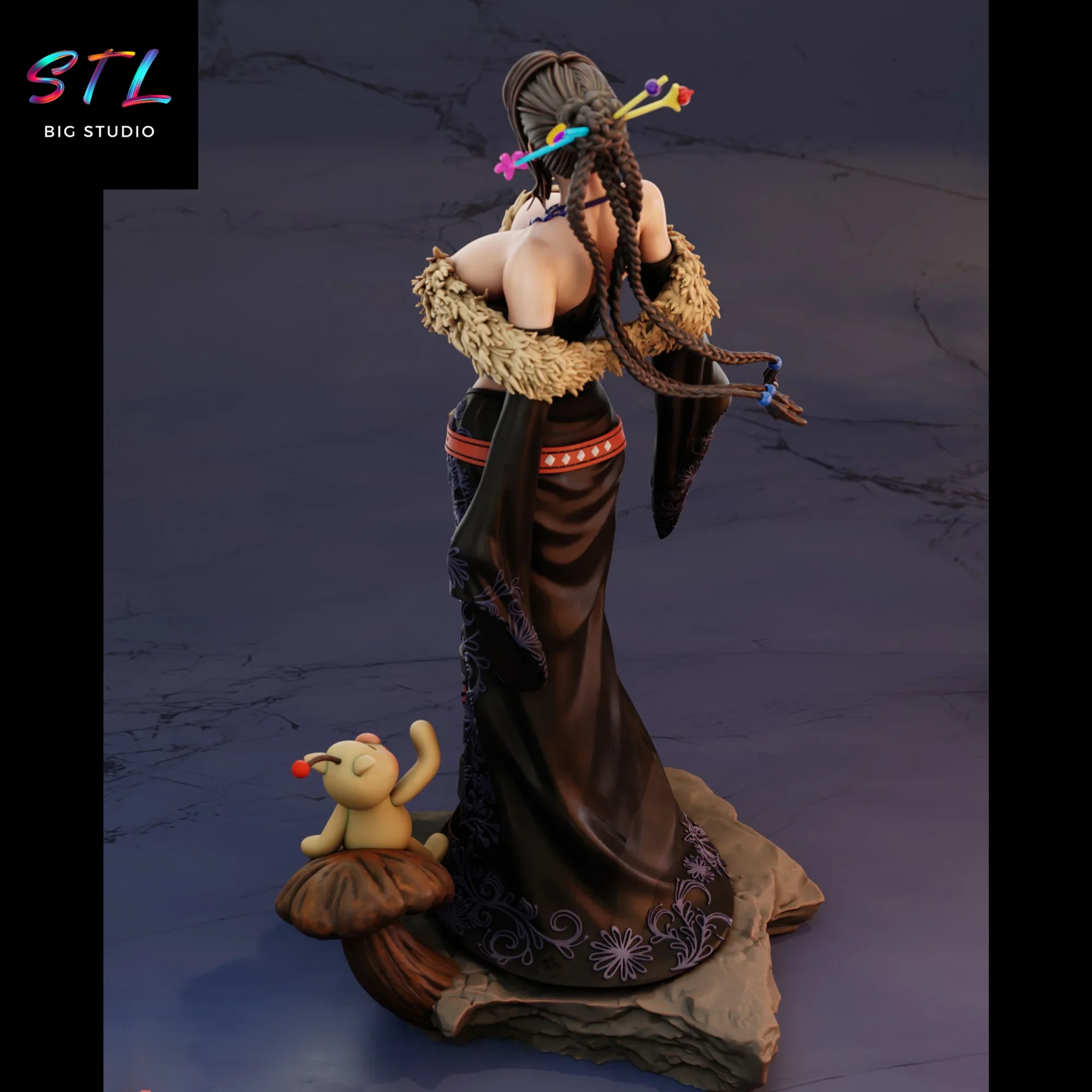 final fantasy stl lulu para impresion 3d final fantasy stl lulu para impresion 3d