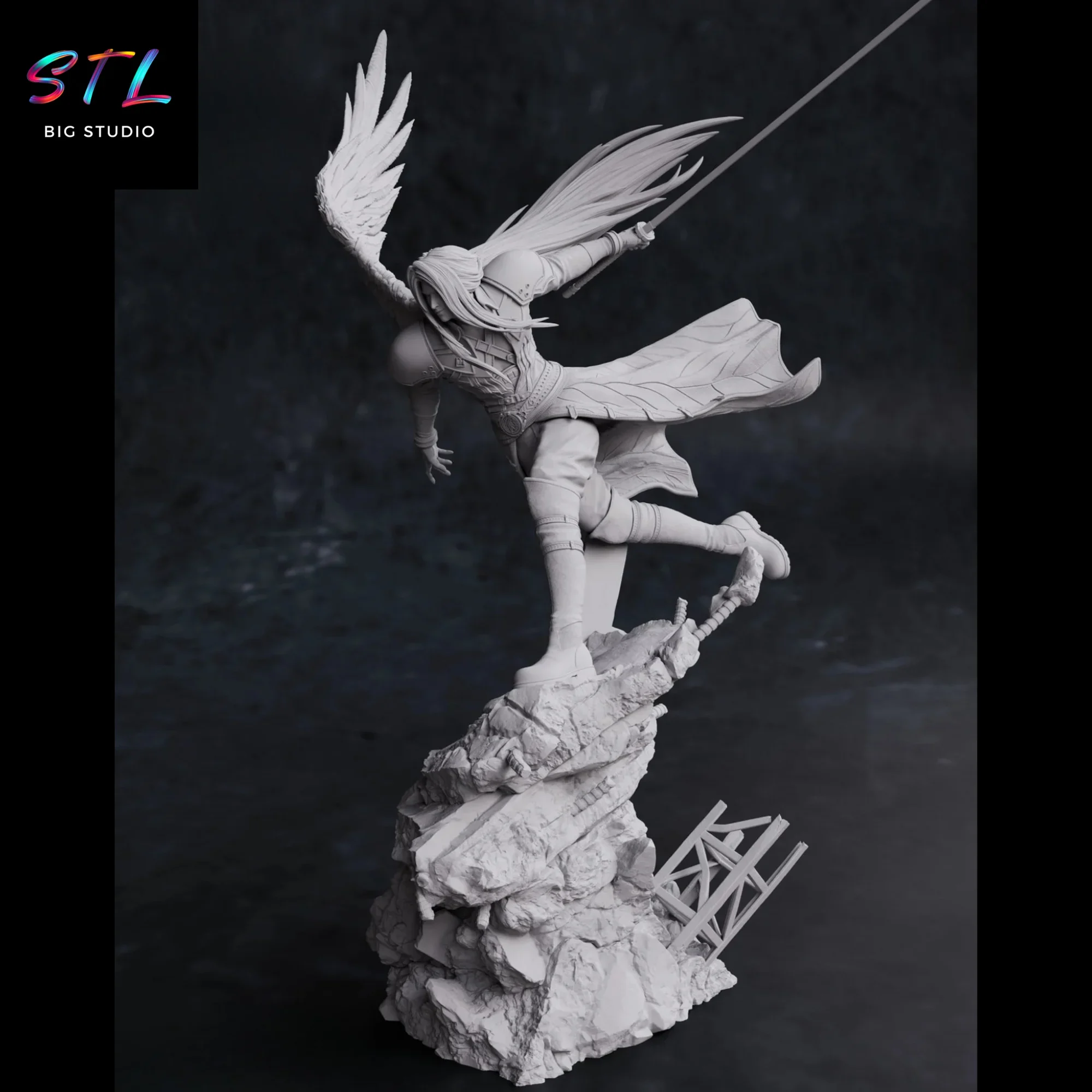 final fantasy stl sephiroth para impresion 3d final fantasy stl sephiroth para impresion 3d