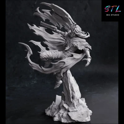 final fantasy stl vincent valentine para impresion 3d