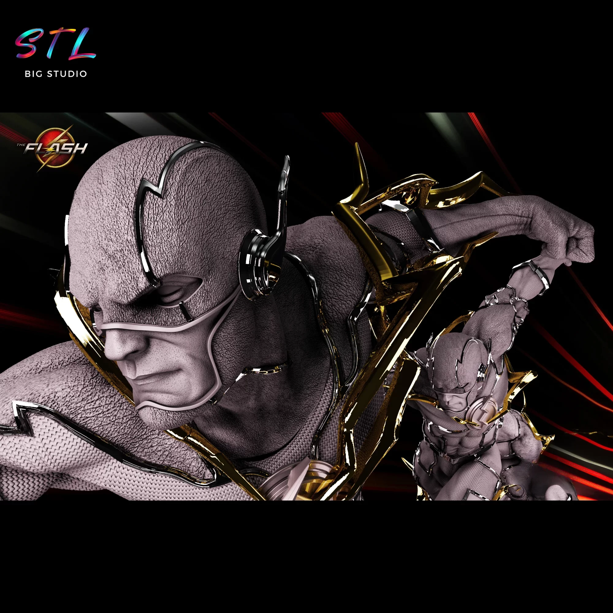 flash fan art stl flash fan art stl