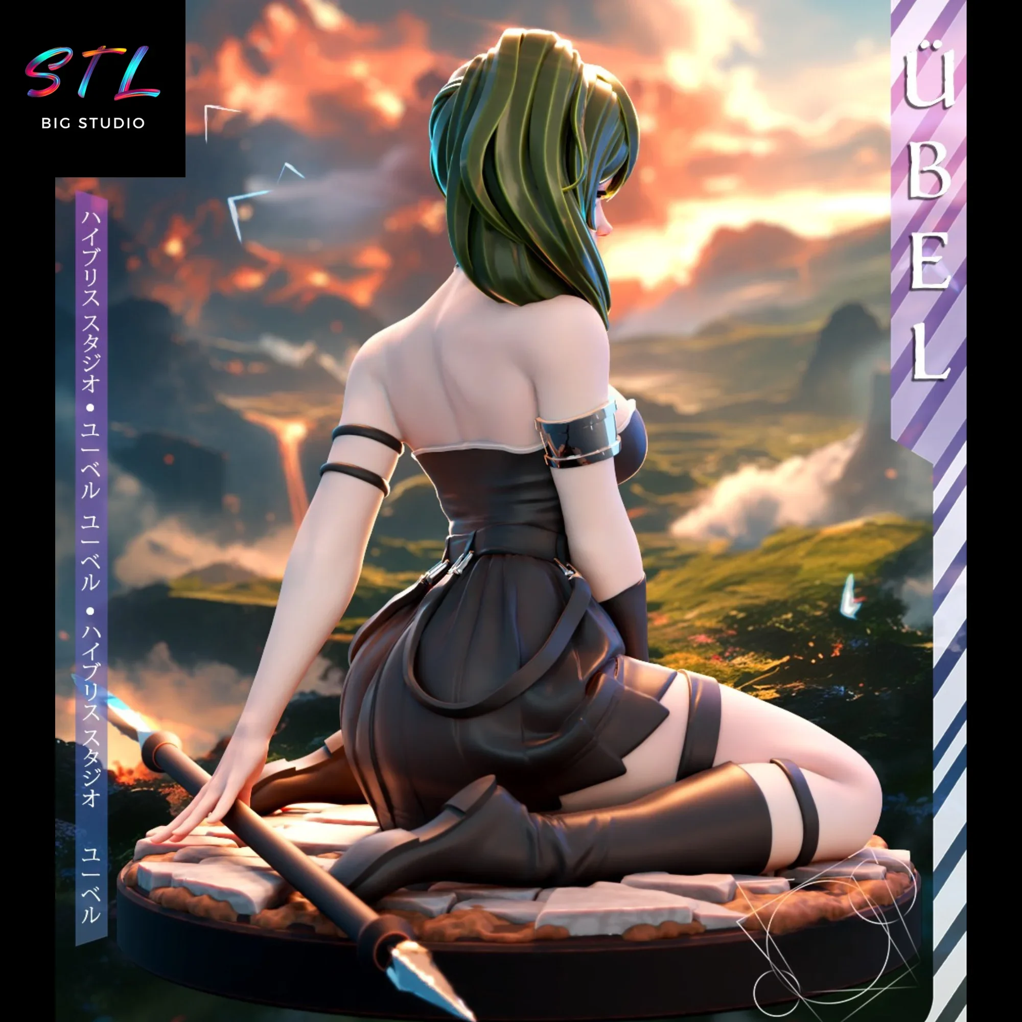 frieren stl ubel impresion 3d anime frieren stl ubel impresion 3d anime