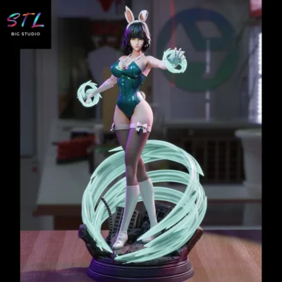 fubuki stl impresion 3d figura one punch man