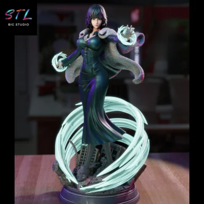 fubuki stl one punch man impresion 3d