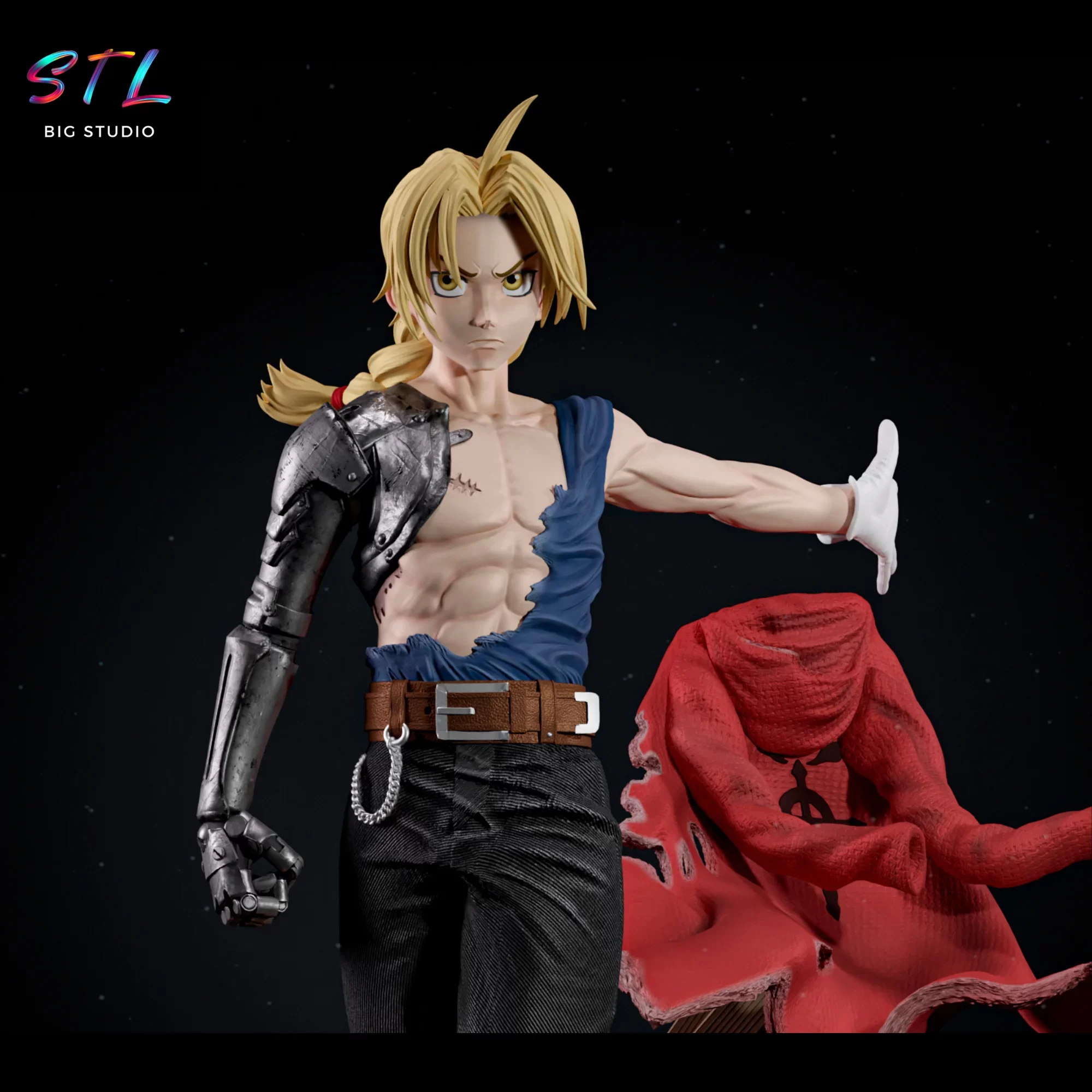 fullmetal alchemist stl edwar elric figura 3d fullmetal alchemist stl edwar elric figura 3d