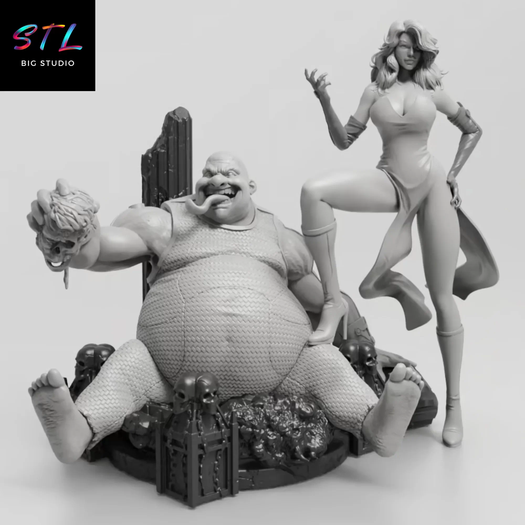 fullmetal alchemist stl lust y gluttony diorama imprimir 3d fullmetal alchemist stl lust y gluttony diorama imprimir 3d