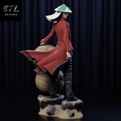 gaara kazekage stl impresion 3d naruto shippuden
