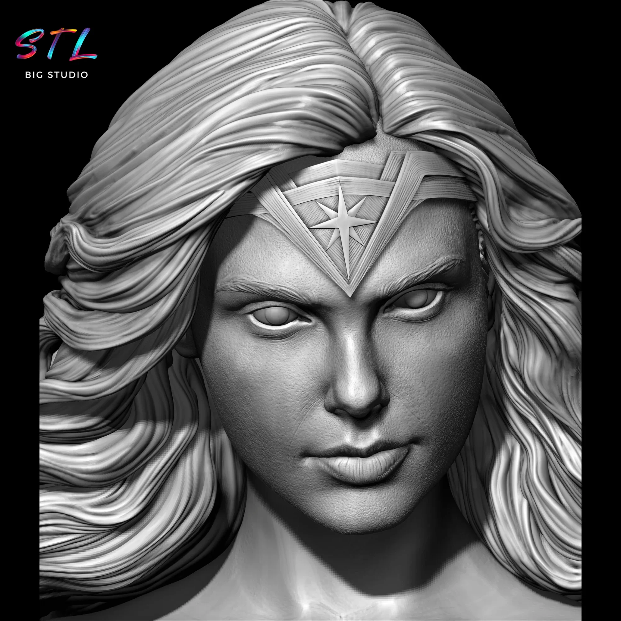 gal gadot stl wonder woman impresion 3d gal gadot stl wonder woman impresion 3d