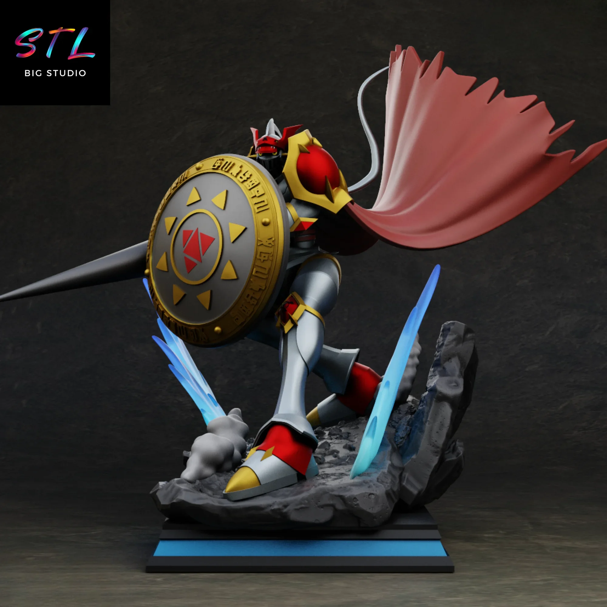 gallantmon stl digimon tamers para impresion 3d gallantmon stl digimon tamers para impresion 3d