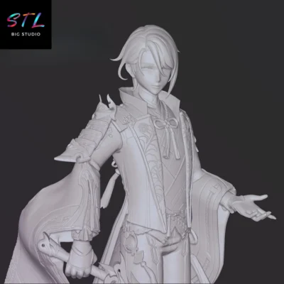 genshin impact stl kamisato ayato para impresion 3d