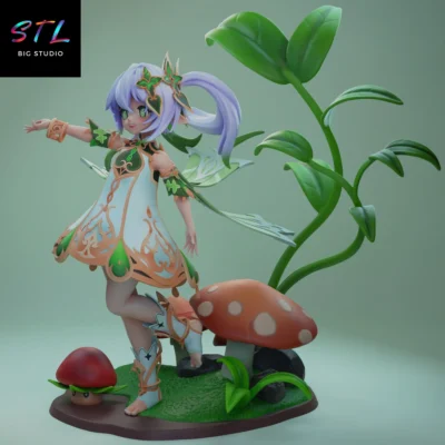genshin impact stl nahida figura impresion 3d sumeru