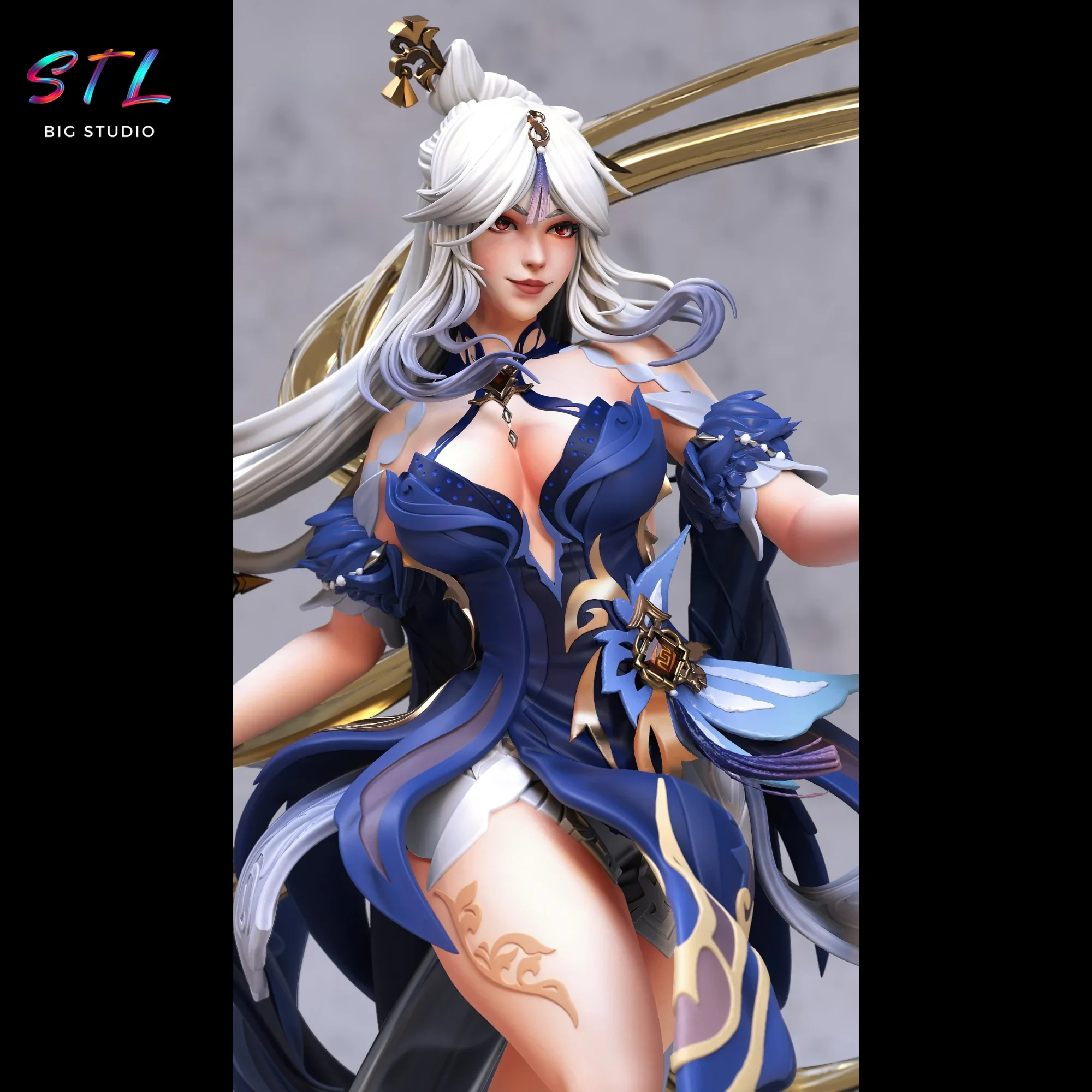 genshin impact stl ningguang figura impresion 3d genshin impact stl ningguang figura impresion 3d