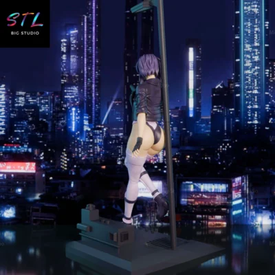 ghost in the shell stl motoko kusanagi impresion 3d