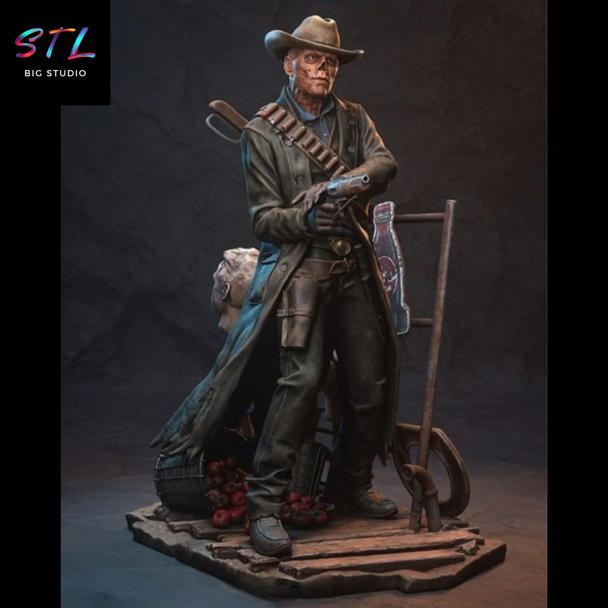 ghoul stl fallout impresion 3d