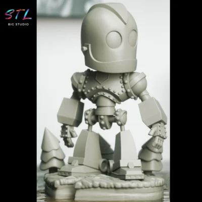 gigante de hierro chibi stl para impresion 3d