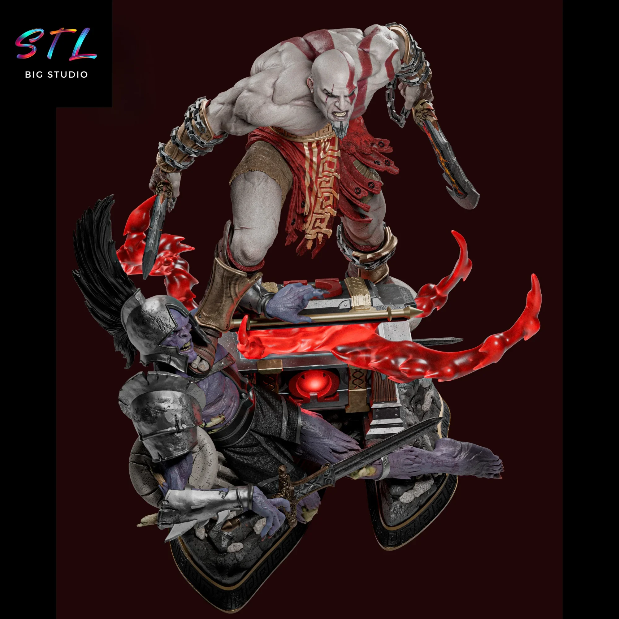 god of war stl kratos impresion 3d god of war stl kratos impresion 3d