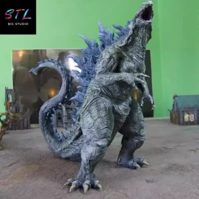 godzilla kaiju stl diorama 3d print
