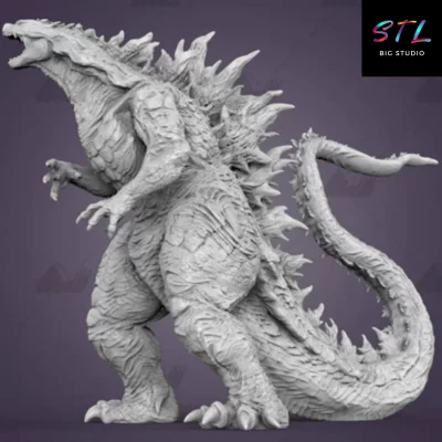 godzilla stl impresion 3d