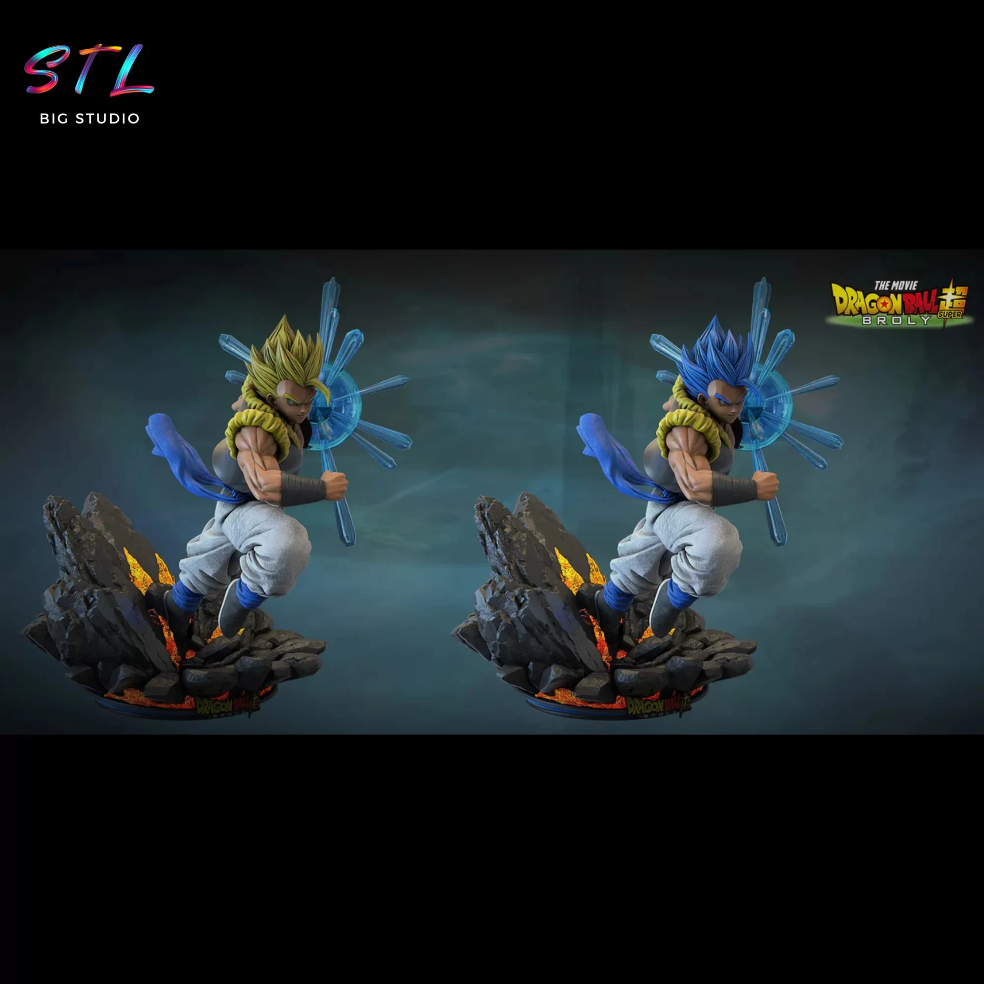 gogeta stl 3d print figura gogeta stl 3d print figura