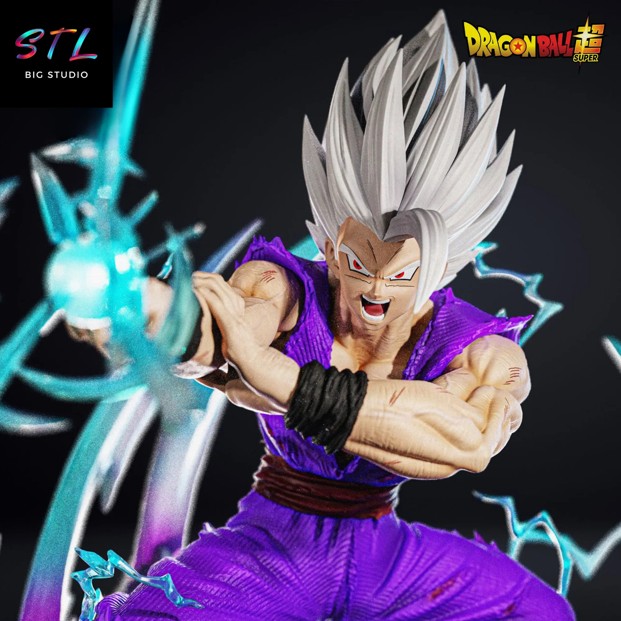 gohan bestia stl dragon ball impresion 3d gohan bestia stl dragon ball impresion 3d