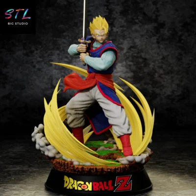 gohan espada z stl dragon ball impresion 3d