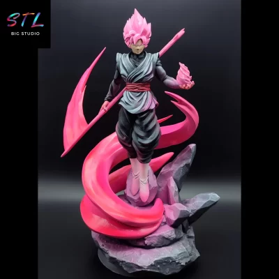 goku black stl dragon ball super impresion 3d