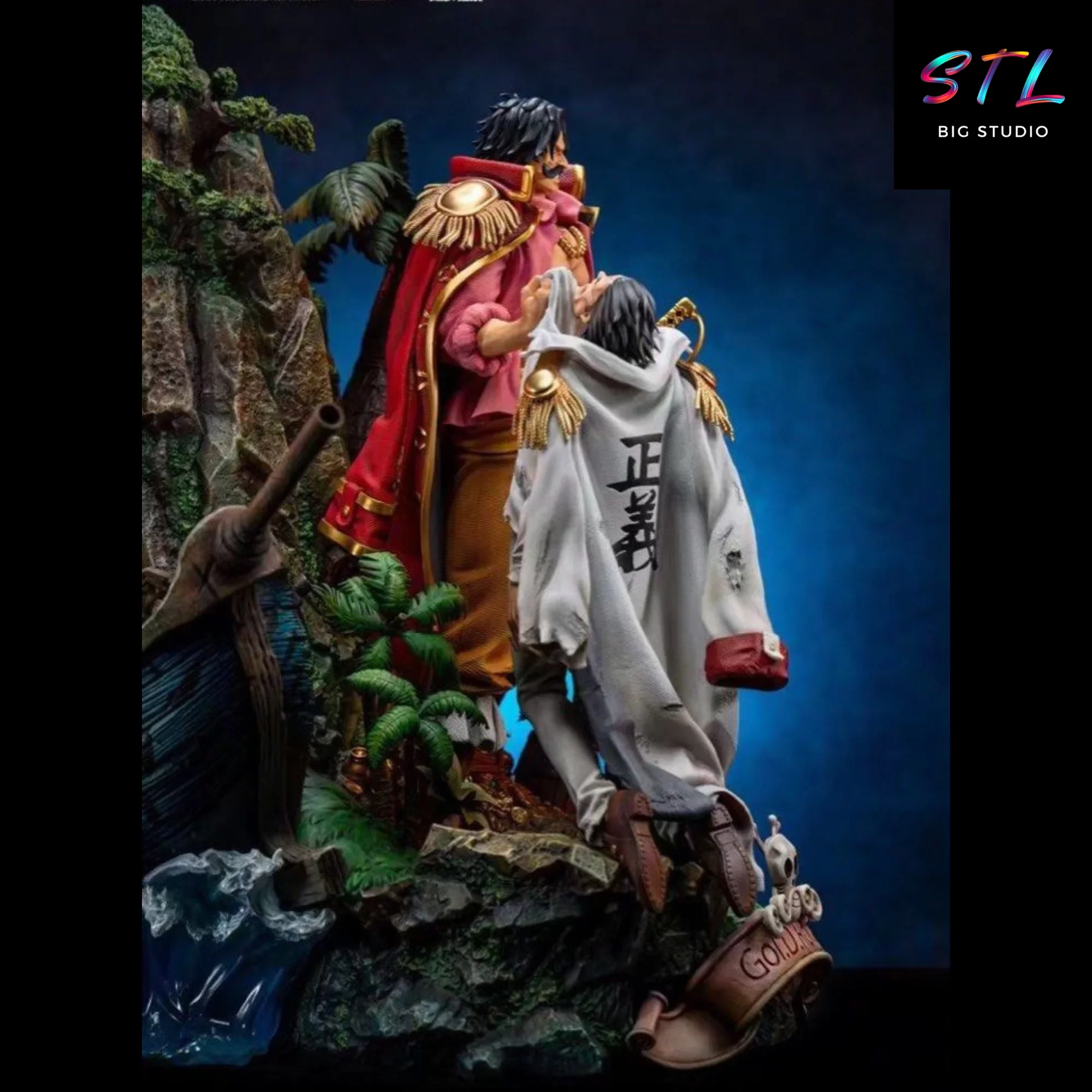 gol d roger stl diorama one piece para imprimir en 3d gol d roger stl diorama one piece para imprimir en 3d