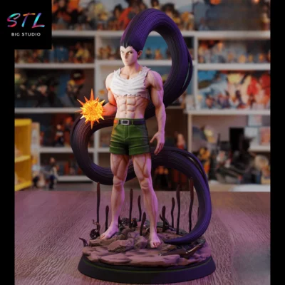 gon freecss adulto stl impresion 3d hunter x hunter
