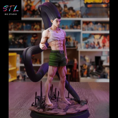 gon freecss stl hunter x hunter figura impresion 3d