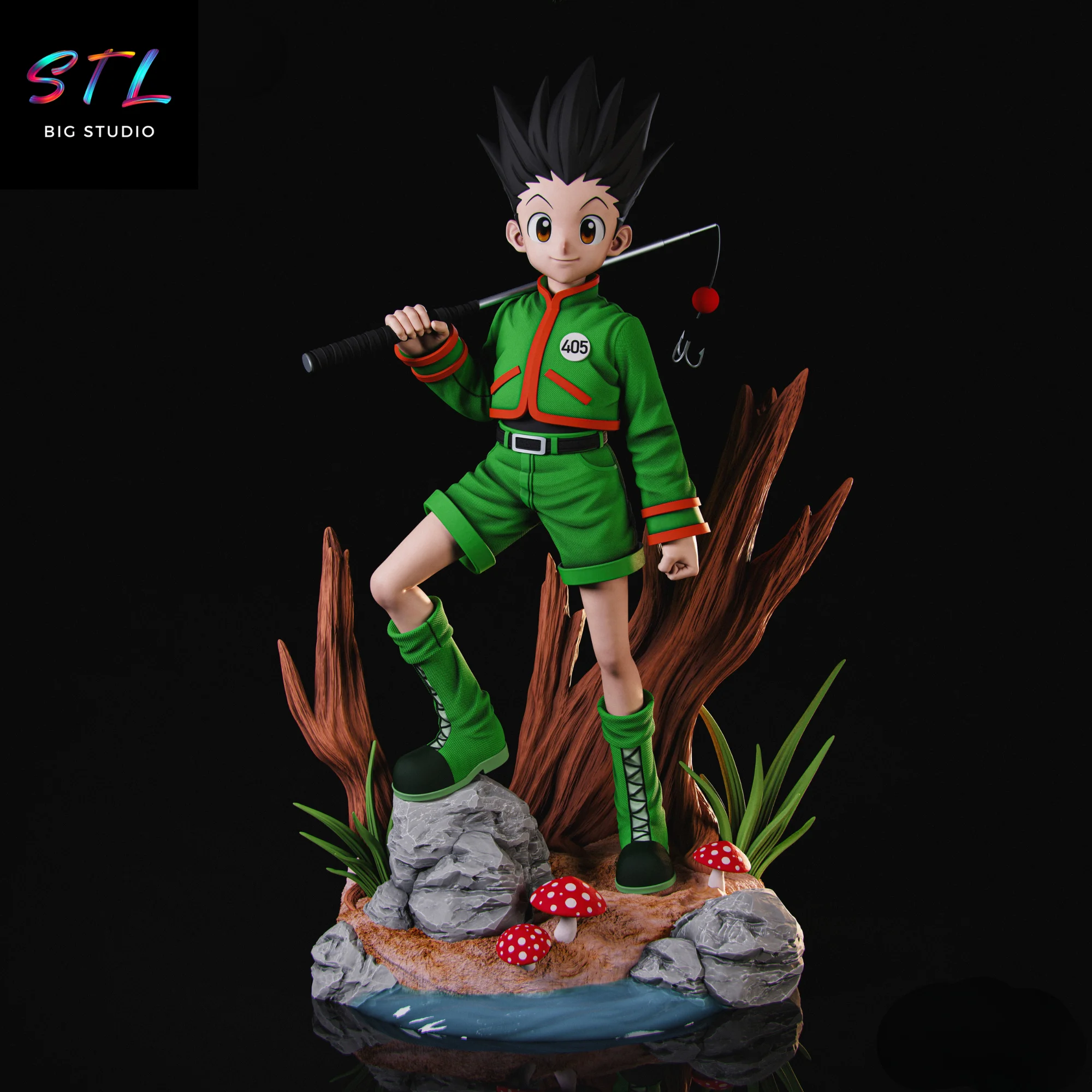 gon freecss stl hunter x hunter impresion 3d