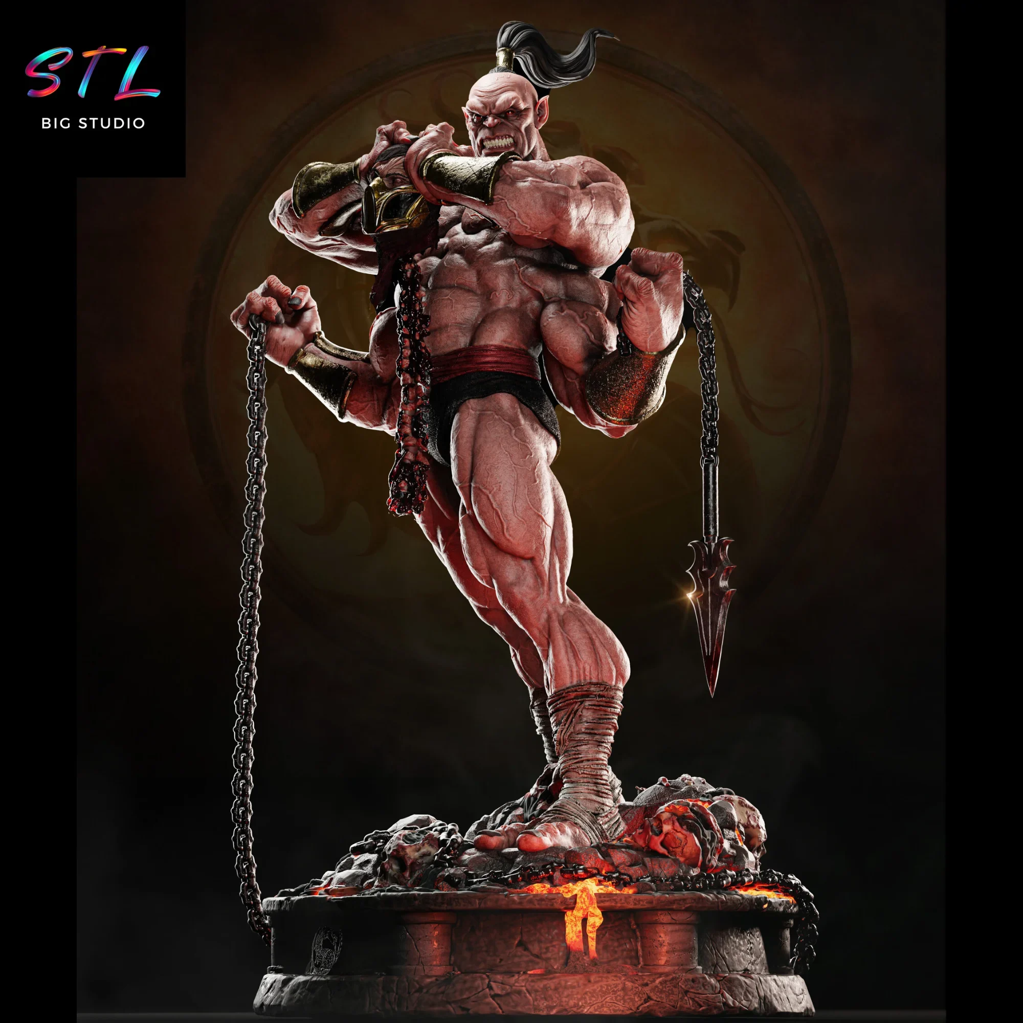 goro stl mortal kombat impresion 3d goro stl mortal kombat impresion 3d