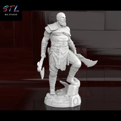 god of war kratos stl 3d print