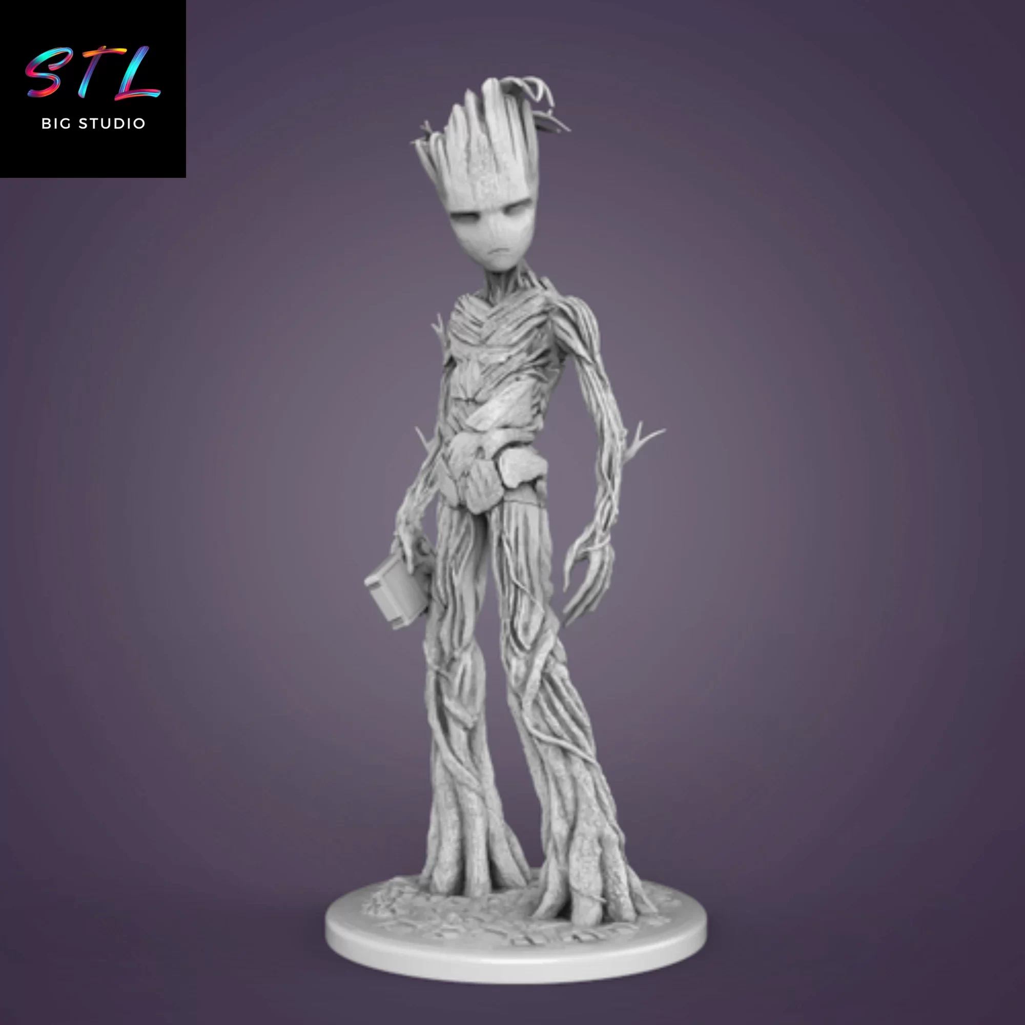 groot adolescente stl guardianes de la galaxia impresion 3d