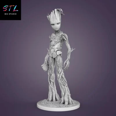 groot adolescente stl guardianes de la galaxia impresion 3d