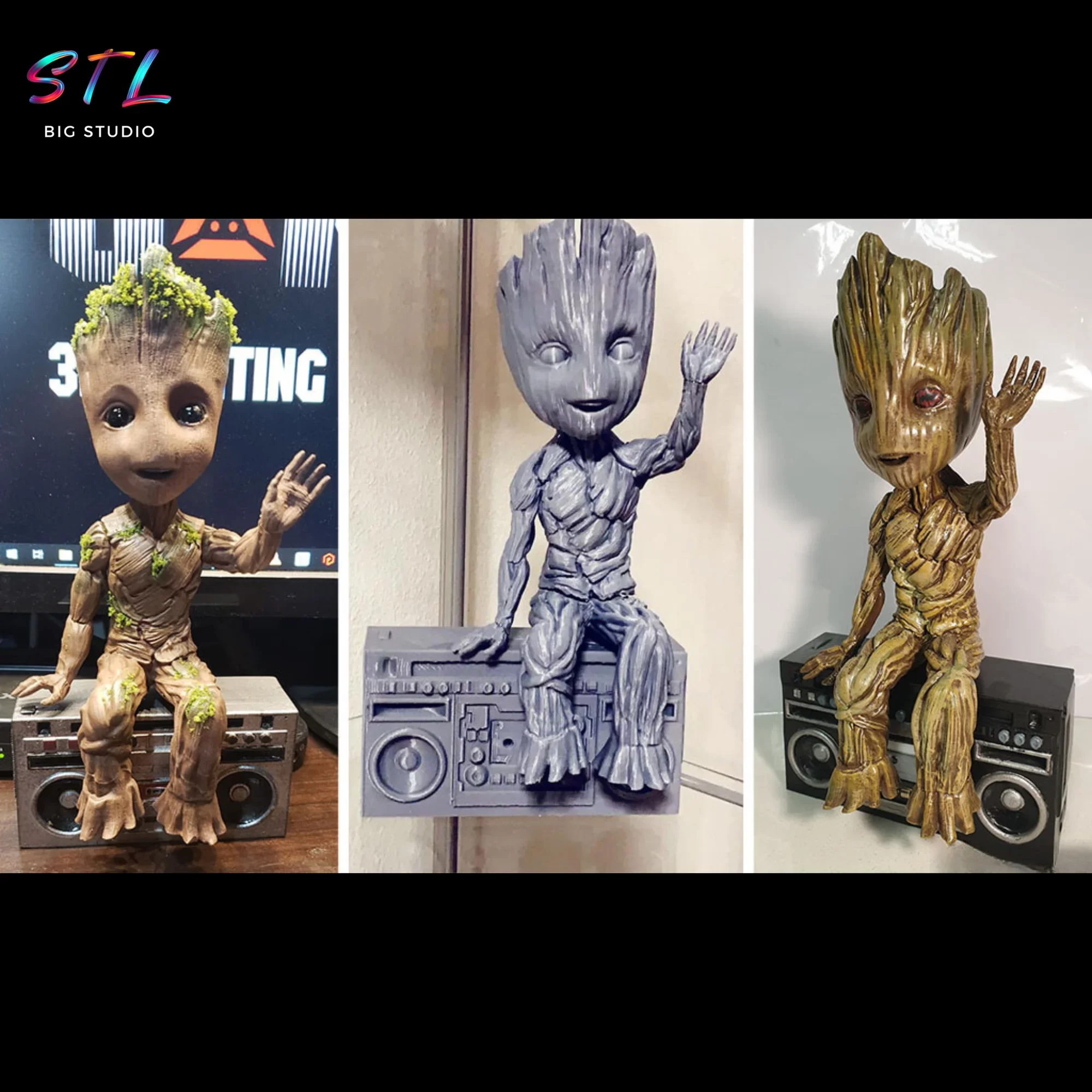 groot pequeΓ±o stl imprimir 3d marvel groot pequeΓ±o stl imprimir 3d marvel